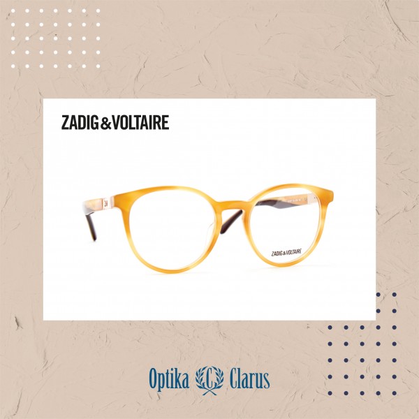 Zadig & Voltaire zlati okvirji za očala Optika Clarus